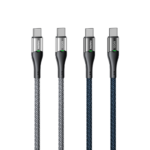 Intelyelec Series 100W Smart Power-off Fast Charging Data Cable with Light RC-C115  C-C - Image 4