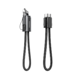 REMAX 65W Zinc alloy hanging rope braided data cable C6(C-C) 0.2M - Image 4