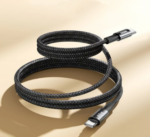 Remax Cable 65W Fast Charging Aluminum Alloy Braided Data Cable CB23 C-C -Black