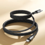 Remax Cable 65W Fast Charging Aluminum Alloy Braided Data Cable CB23 C-C -Black