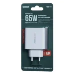 ⁦شاحن سريع REMAX Kiddy Series بقوة 65 واط من الفئة A+C، طراز RP-U125 EU⁩ - الصورة ⁦4⁩