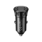 ⁦شاحن سيارة REMAX Vanguard Series بقوة 2.4 أمبير، مزود بمنفذي USB، وكابل شحن 3 في 1 (RCC236)⁩ - الصورة ⁦4⁩