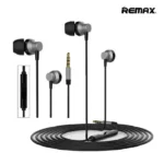 REMAX Metal Wired Earphone for music & call  RM-512 3.5mm - Image 2