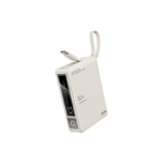 بنك طاقة وينجل سيريز 30 واط + 22.5 واط، مزود بمنفذ شحن سريع من النوع C، سعة 10000 مللي أمبير، موديل RPP-86